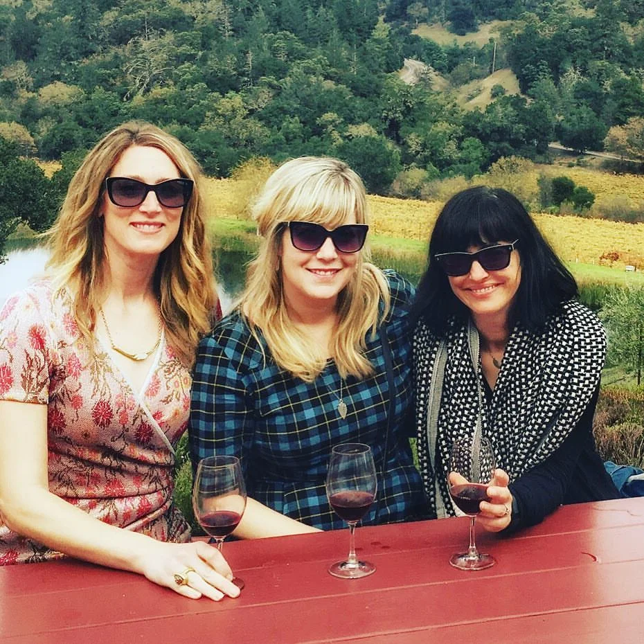 The proprietors of True Blue Goods and Gifts in a photo they posted for International Women's Day. From left: McGill, Williams and Mogis. (photo courtesy of True Blue)