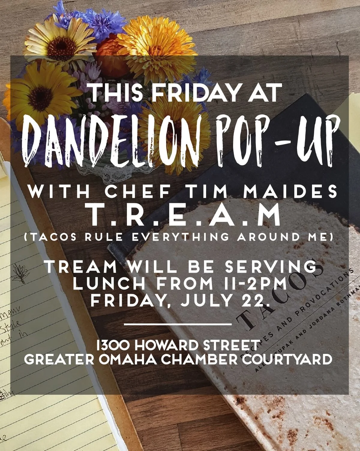 The promo for the first-ever Dandelion, also starring Tim