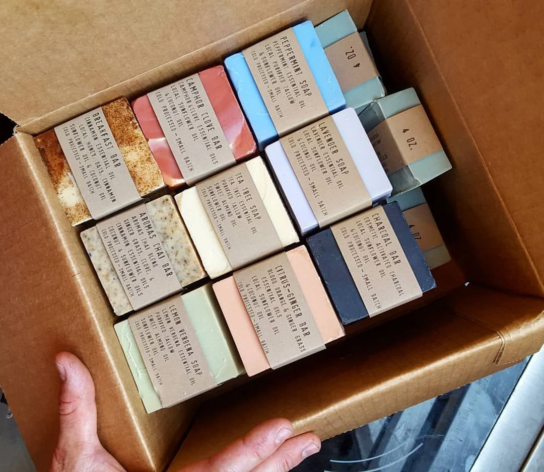 Benson Soap Mill soaps, ready for their close-up
