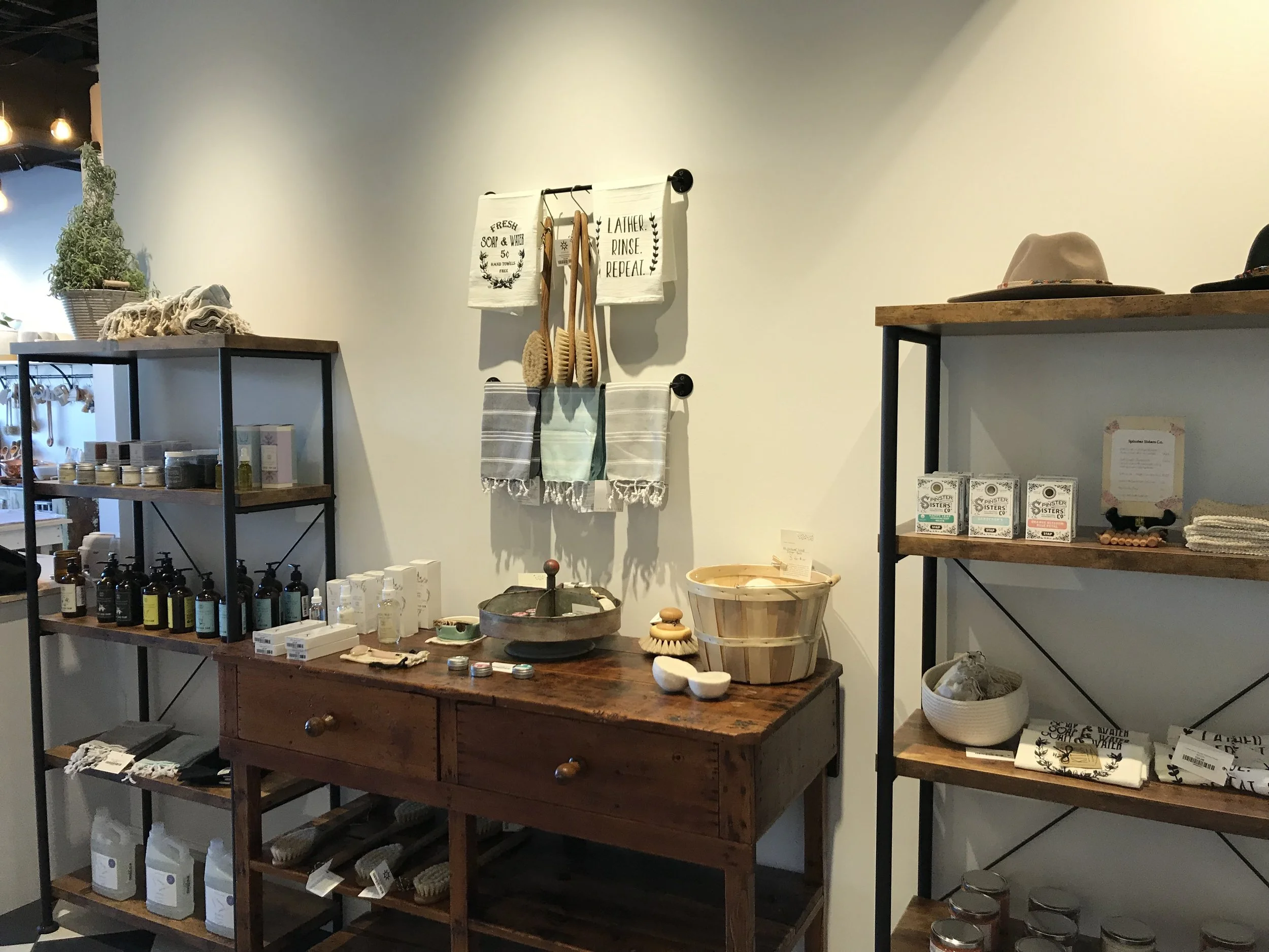 “It’s funny, we all think we’re worth so much, except when it comes to maintaining the spaces we share with the people we love the most,” says Brooke Keele of the plastics and chemicals in many of our tidying up products. The Dapper Dwelling sells more sustainable, higher quality and less toxic alternatives.