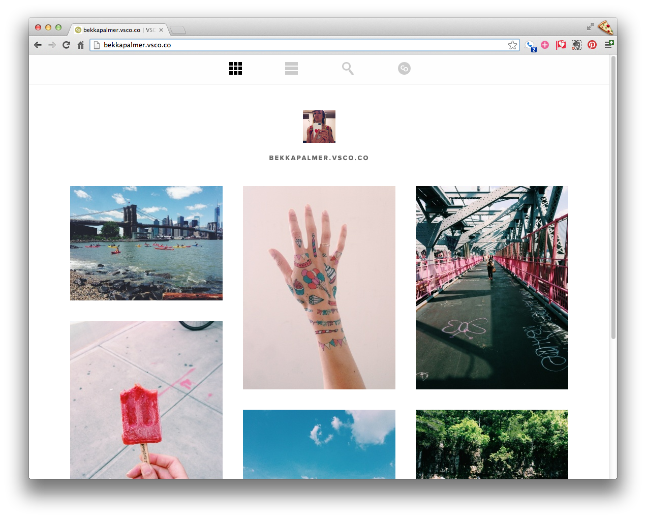 I’ve been using the new VSCO Cam iPhone app to process photos and really love their presets. I just started my VSCO Grid at bekkapalmer.vsco.co . Do you have a grid? I would love to see more!