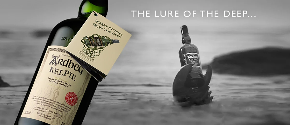 Ardbeg focuses heavily on its roots on the Isle of Islay - a remote part of Scotland - and the magic and mysticism that is part of their heritage.