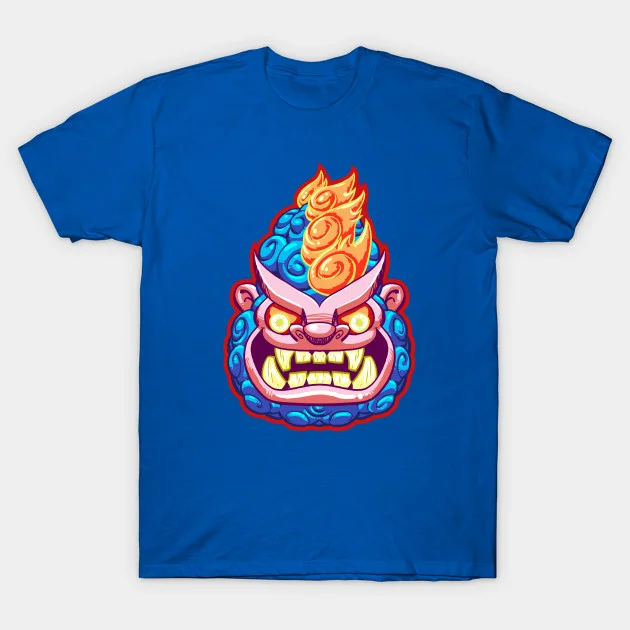 NIGHT GUARDIAN GORILLA Based on the style of Chinese Guardian Lions and Dogs. Apparel and products available on Teepublic.