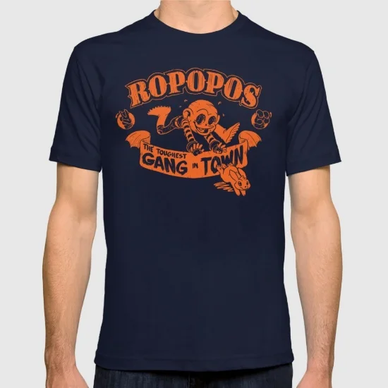 ROPOPOS: THE TOUGHEST GANG IN TOWN T-SHIRT Join Zombie Jr's gang The Ropopos! Available on Society6.