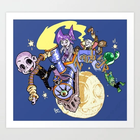 ART PRINTS Various prints available on Society6 .