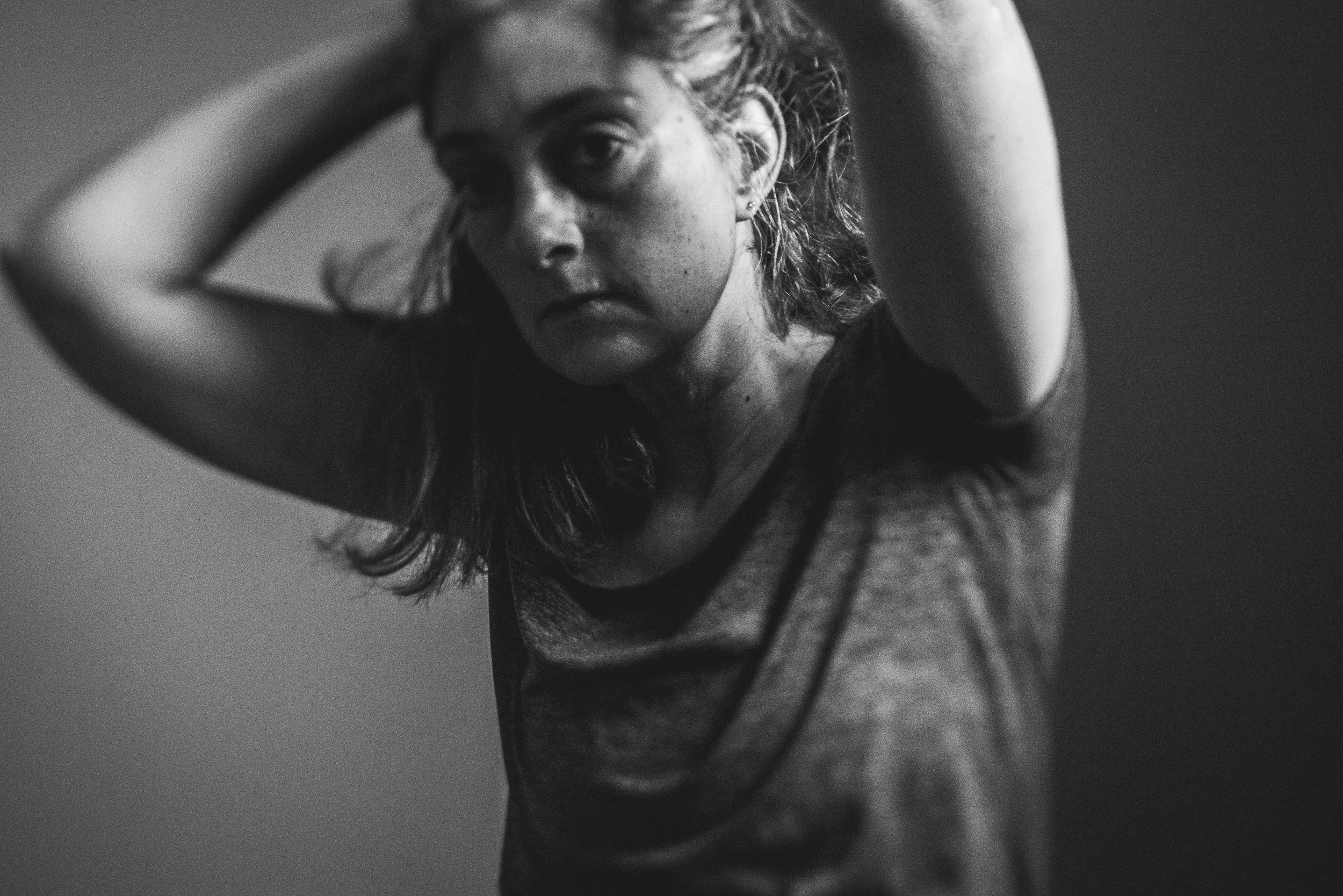 1.23.18 There are so many tricky components that go into making a self portrait. For one, are all my parts in the frame? Nope!