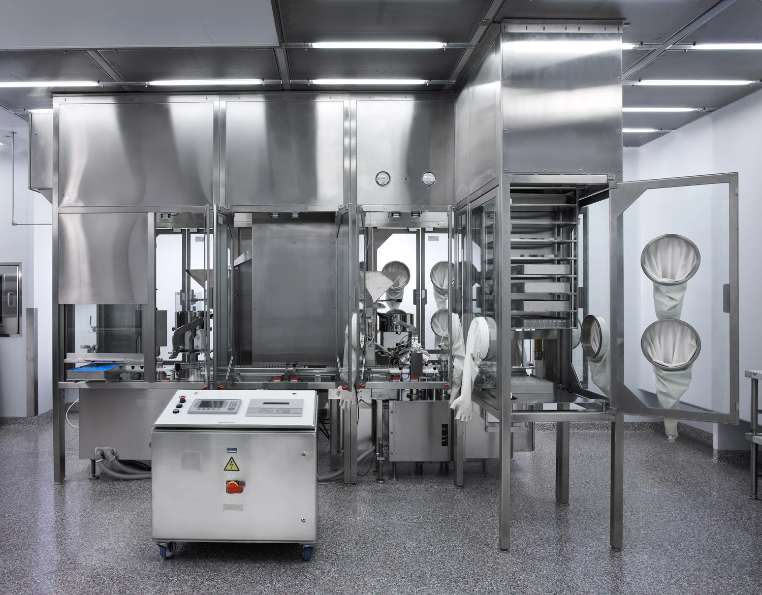 Commercial photography of industrial machines shot on location