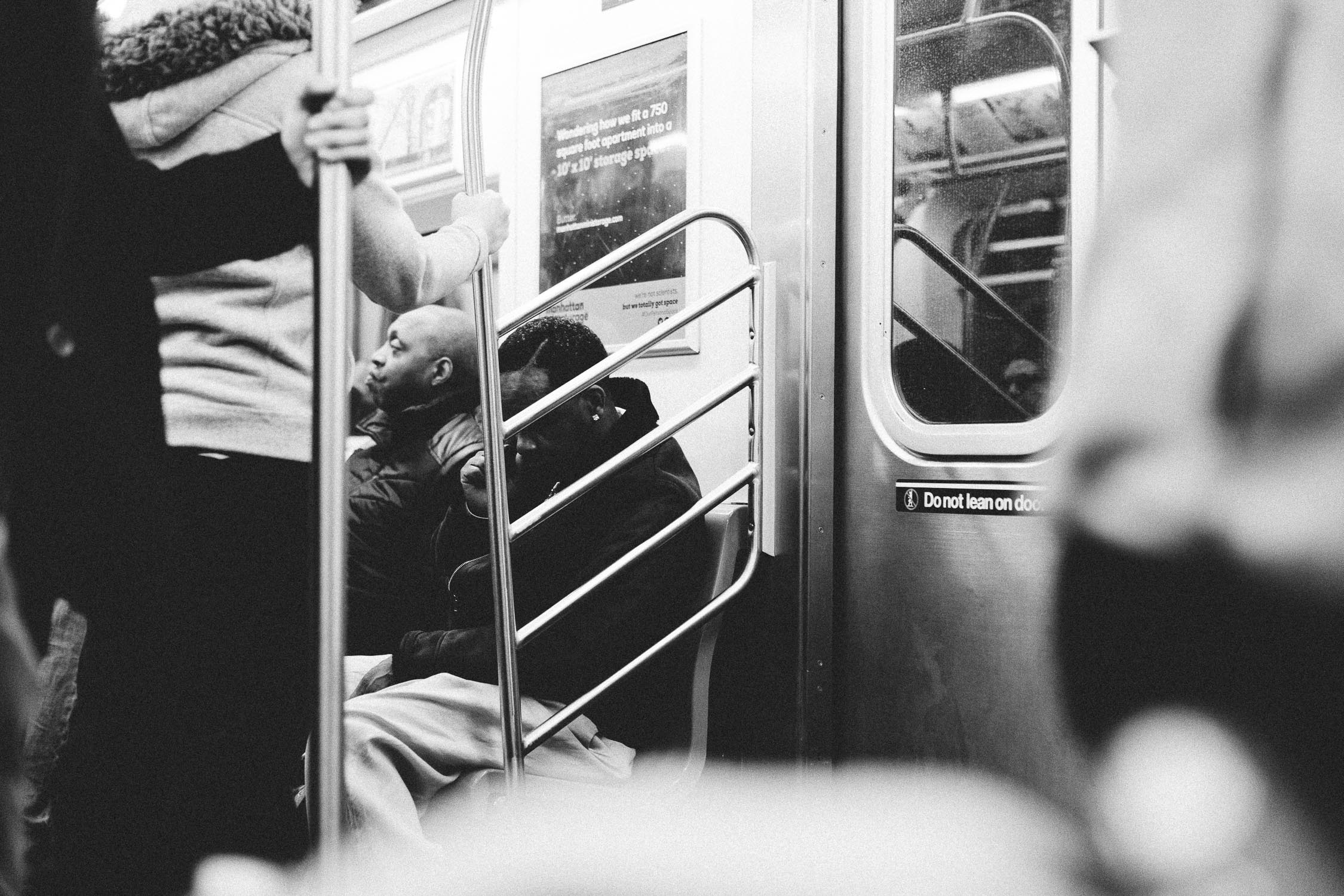 subway new york monochrome 