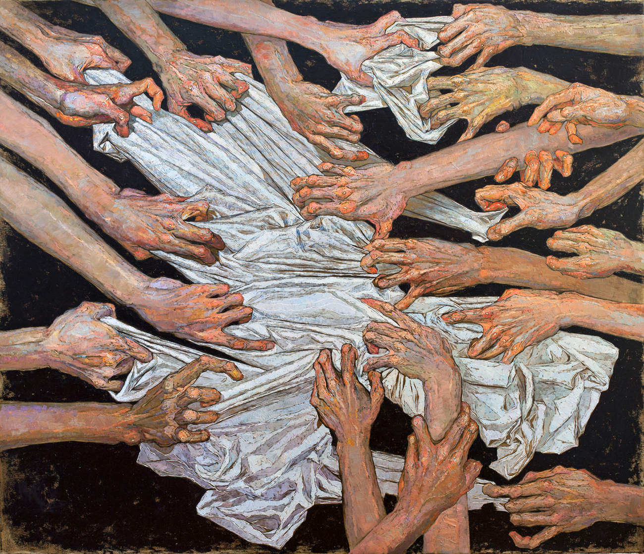 Pantomime 6 (2015). Oil on canvas. 