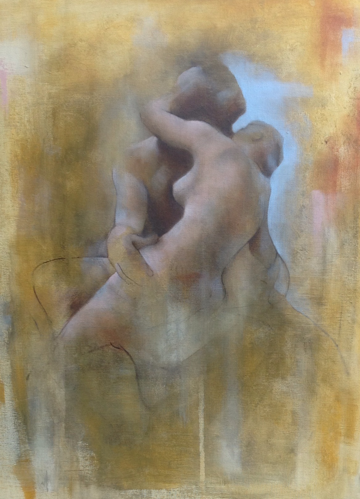 Rodin by Degas, 2014, oil on canvas