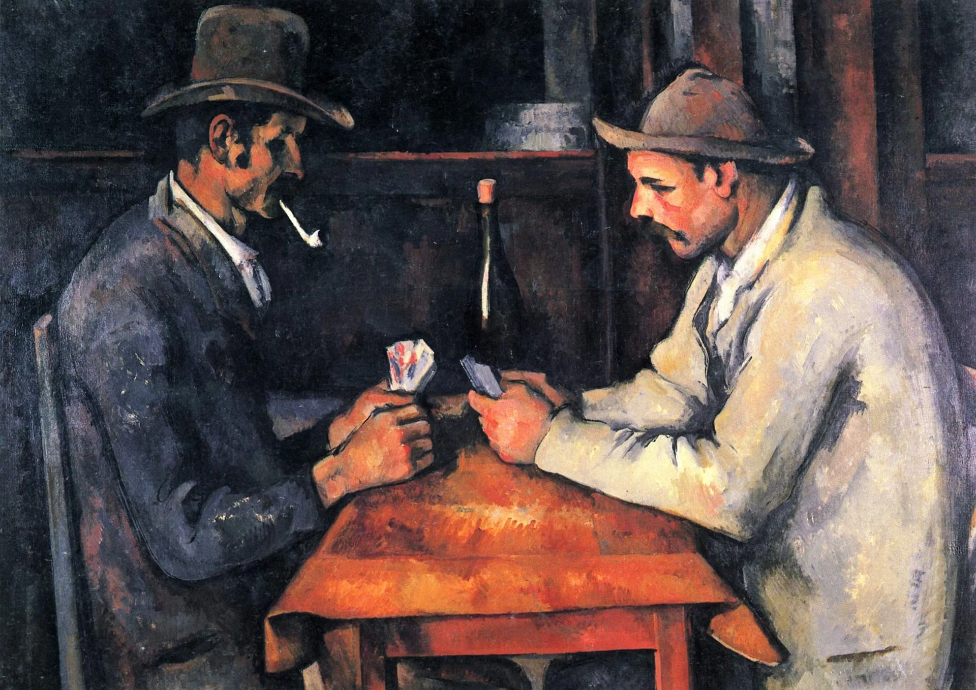Paul Cézanne. The Card Players, 1892-1893, oil on canvas