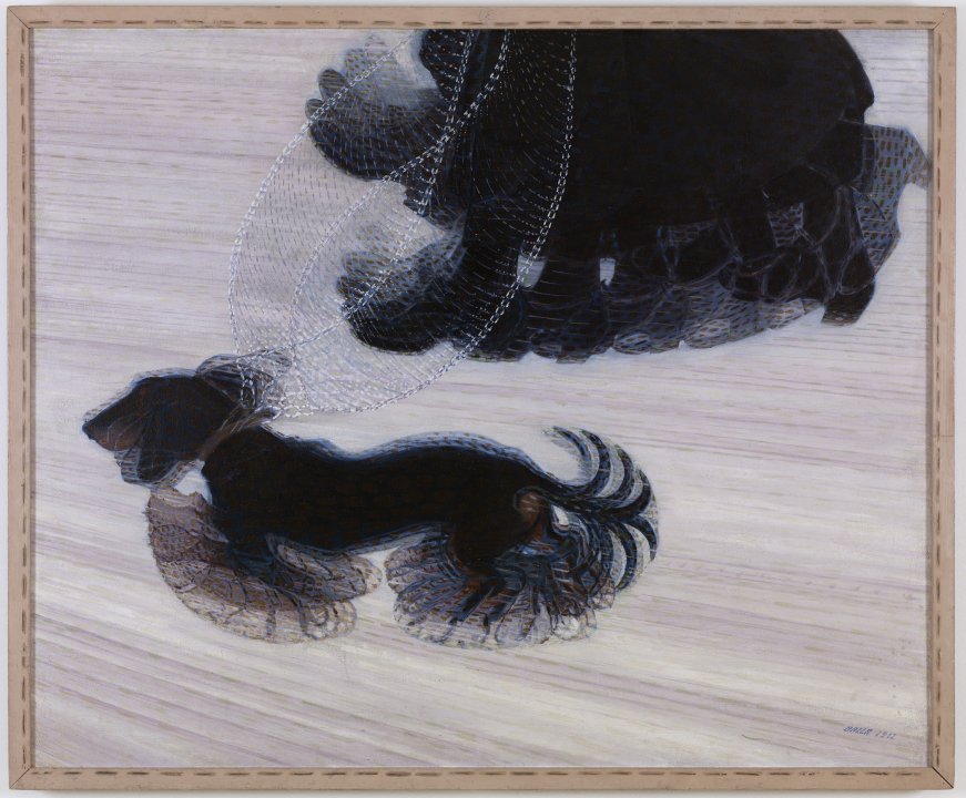  Dynamism of a Dog on a Leash, 1912, Giacomo Bella,&nbsp;oil on canvas 