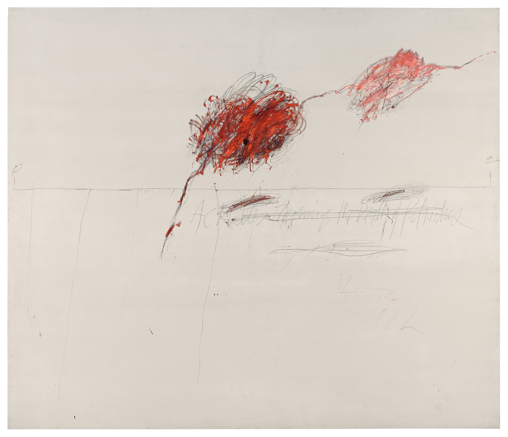 Cy Twombly's Achilles Mourning the Death of Patroclus (1962)