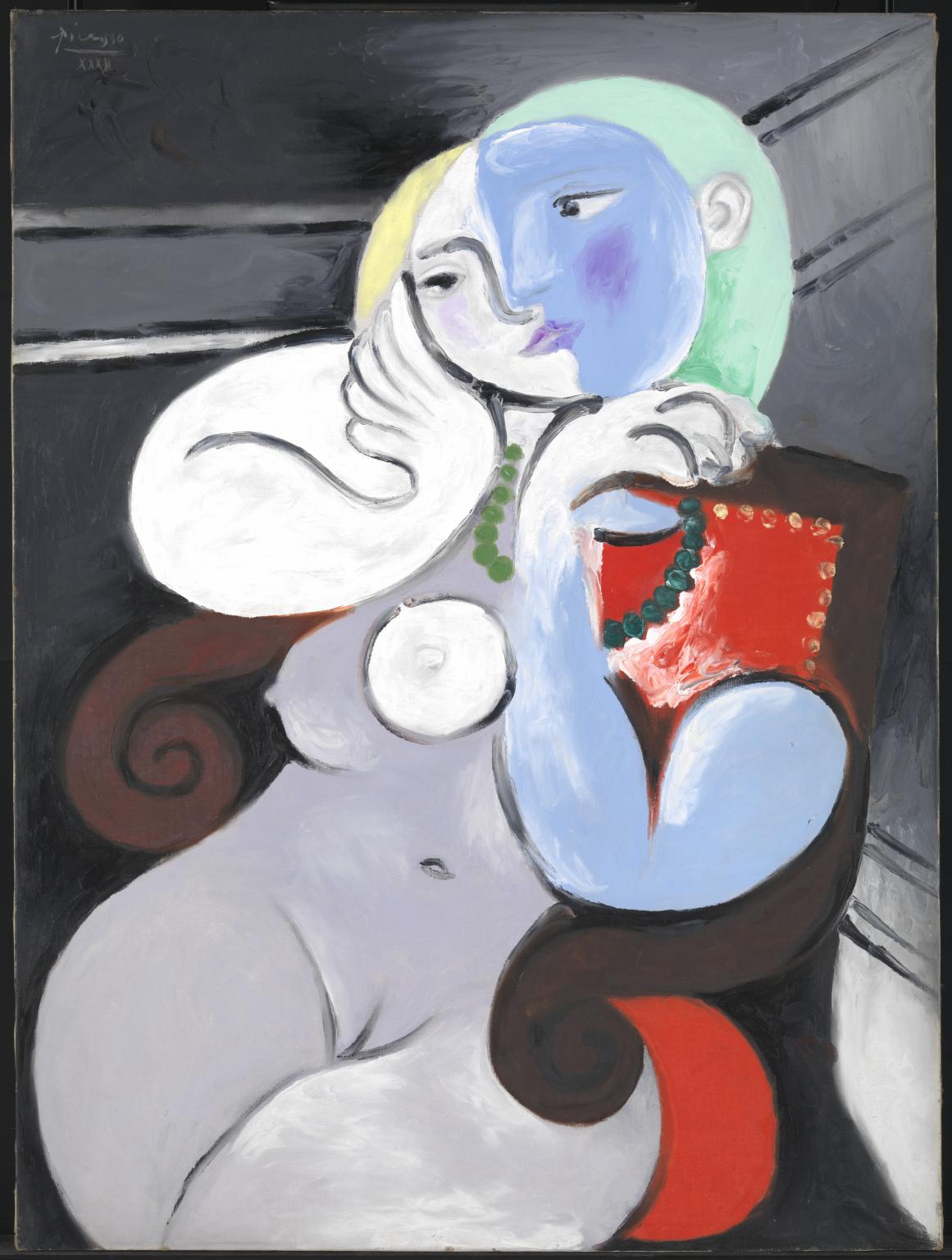 Nude Woman in a Red Chair