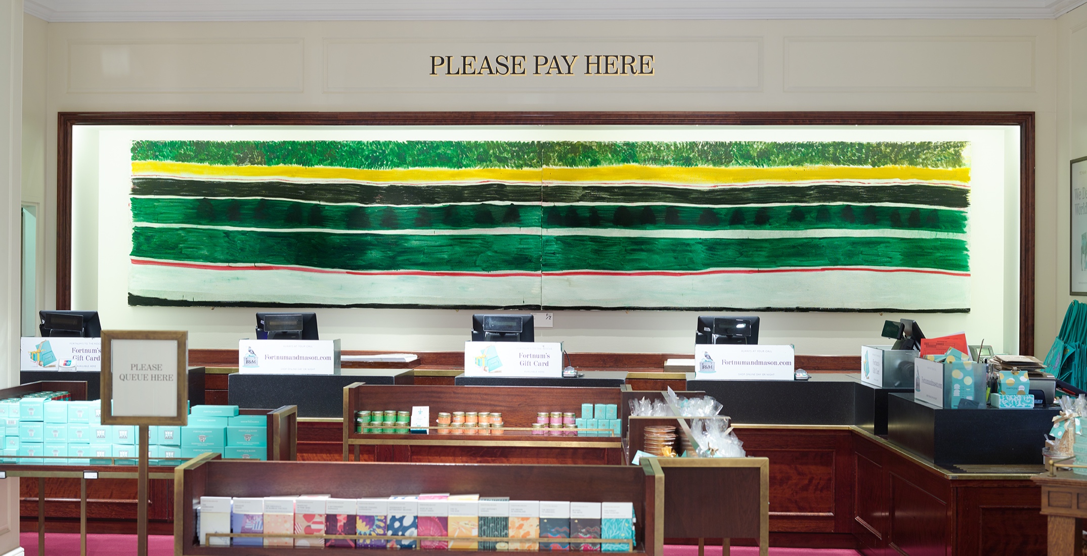 Fortnum's X Zhang Enli. Photograph by Peter Mallet.