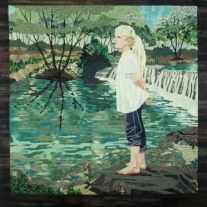 "Naiad," from the Pictorial Applique workshop.