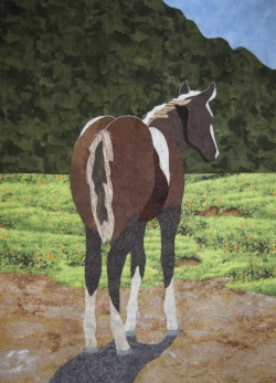 "Foal Alone" from Exemplary Hand Applique workshop.