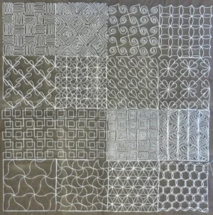 "Gridplay 1" from the Gridplay Quilting workshop.