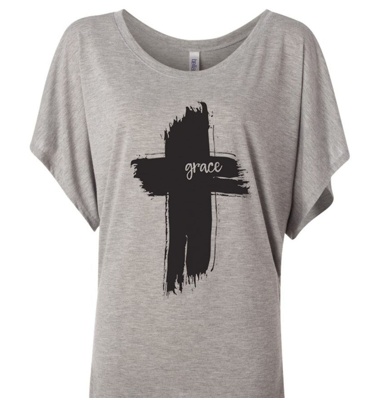 Grace (Woman's Flowy Drape Sleeve Tee)