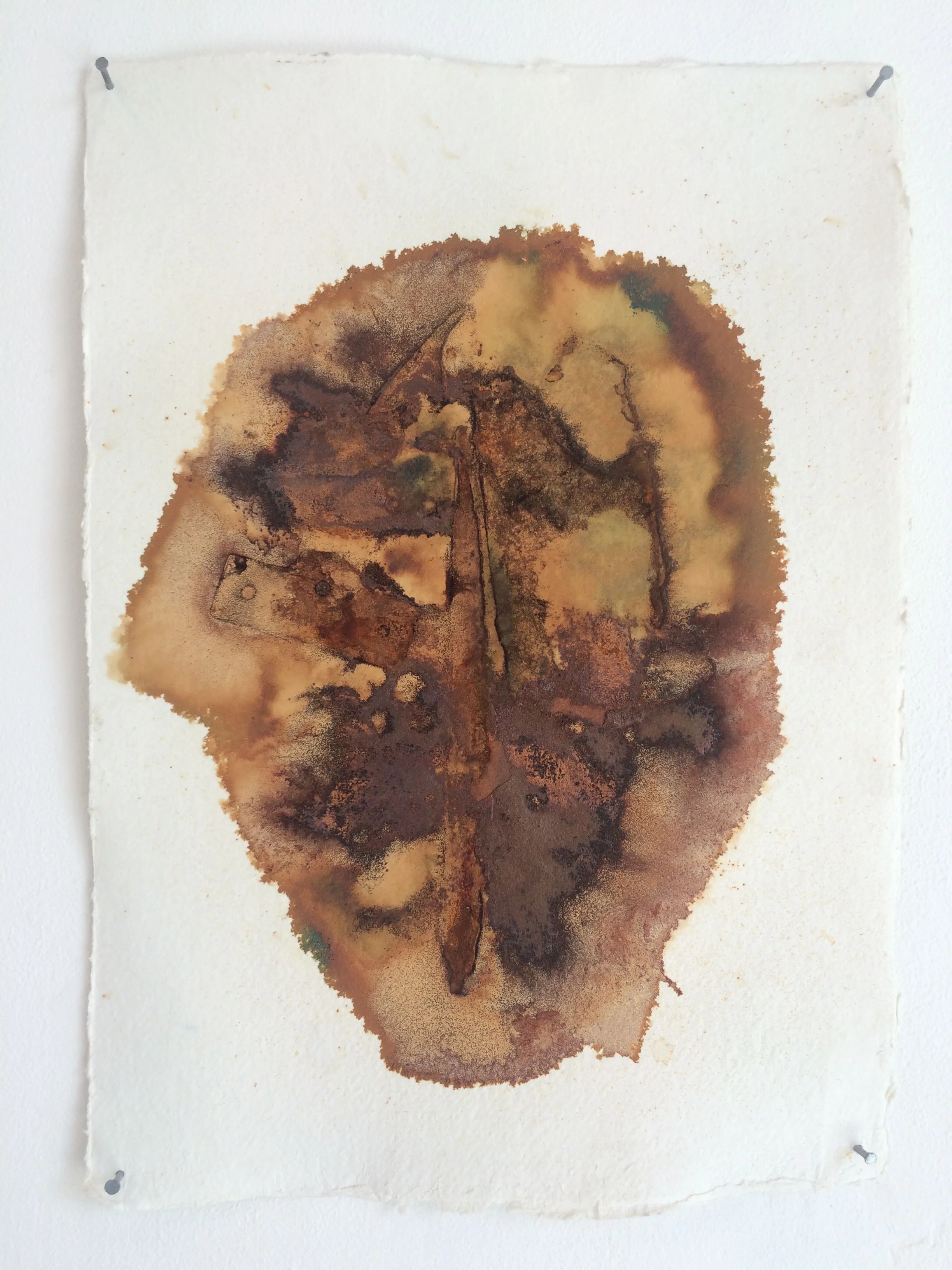 Oxidised Metal on Paper (2015)