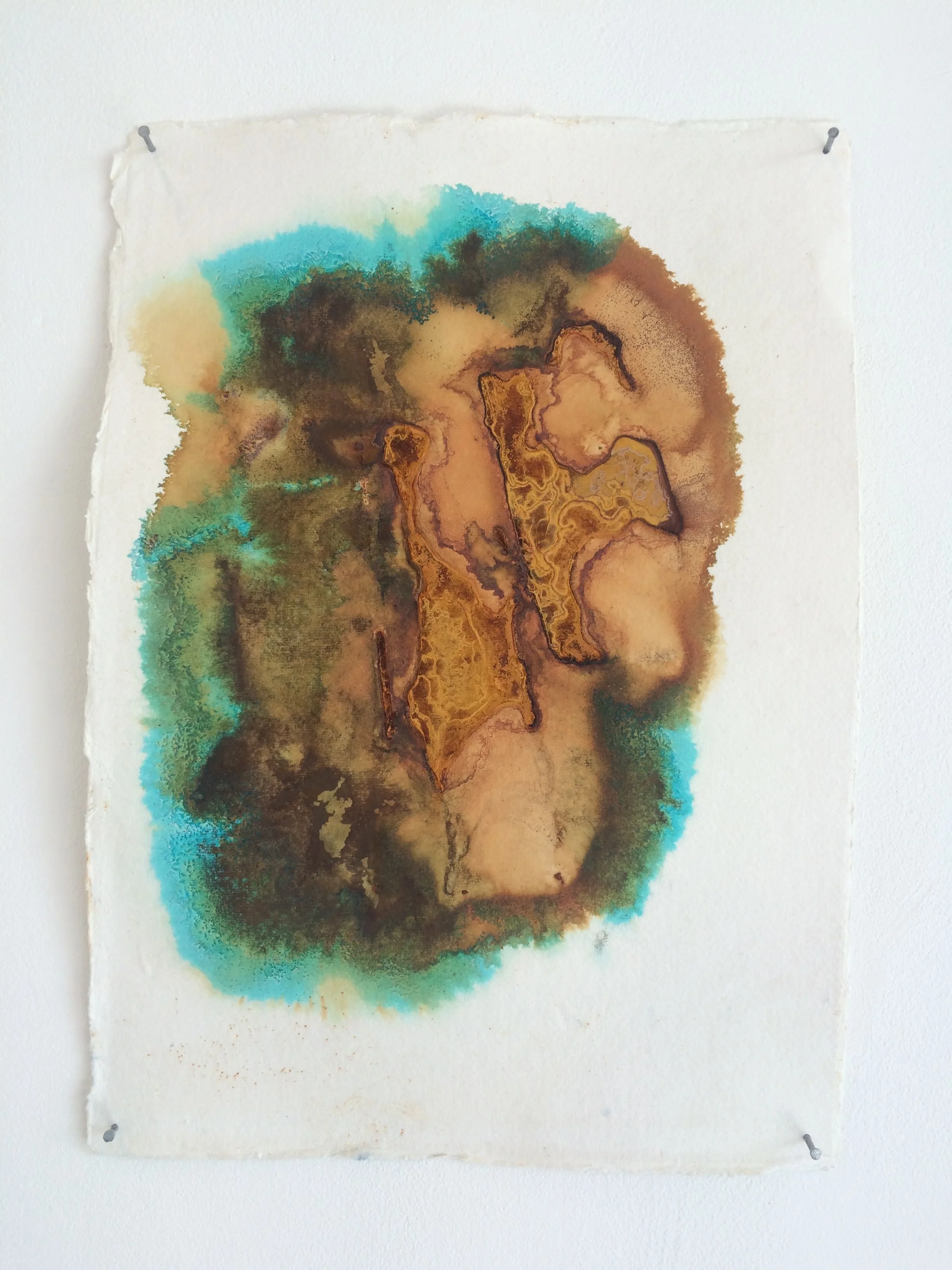 Oxidised Metal on Paper (2015)