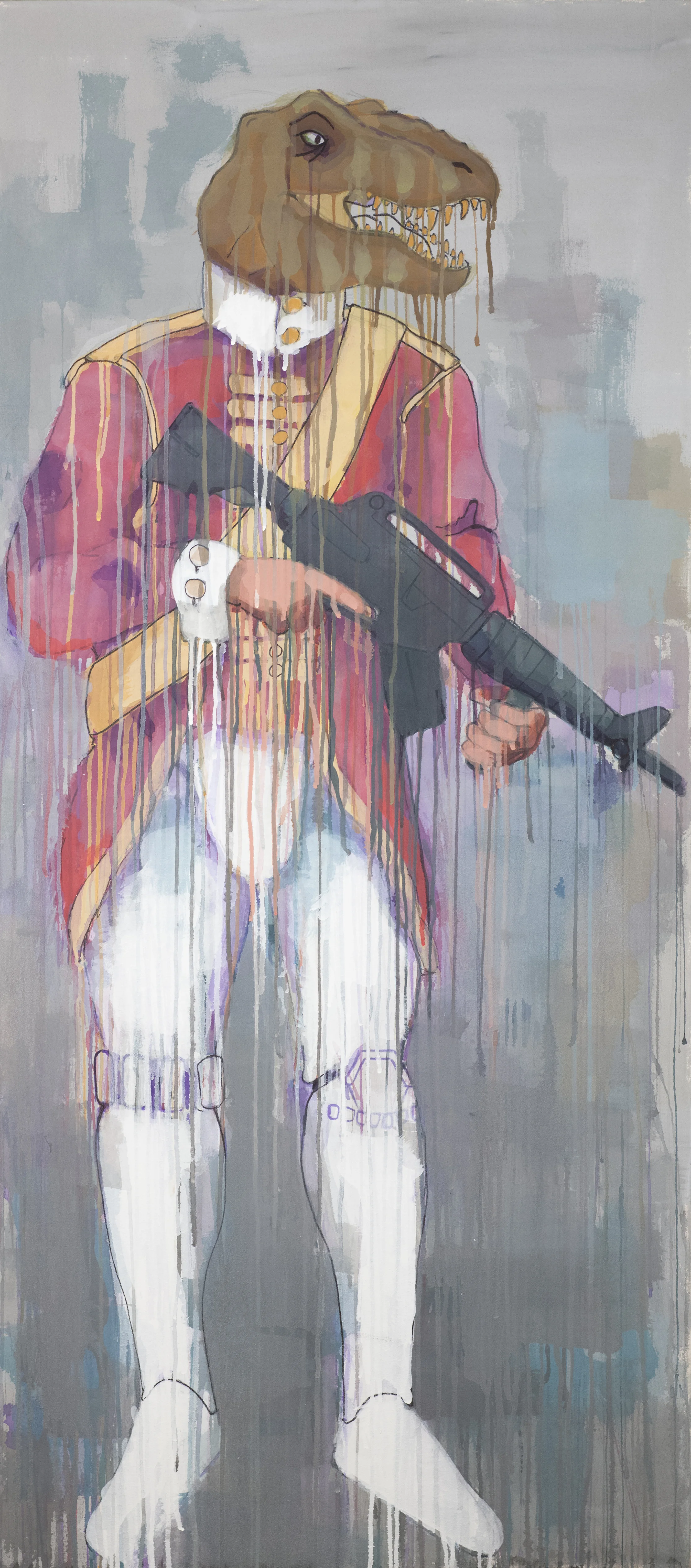 acrylic on canvas, 32in x 72in