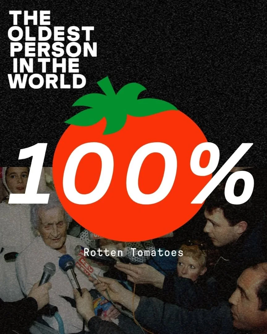 THE OLDEST PERSON IN THE WORLD is 100% on @rottentomatoes!!!

#SundanceFilmFestival

@sam_b_green @abfdc @mrjoshpenn @gottigrams @claireskowhaley @brittandunham @hazelwood.archival @evanneff @nathalieseaver @eliviashaw @jeniferwestphal @nwwilkinson @