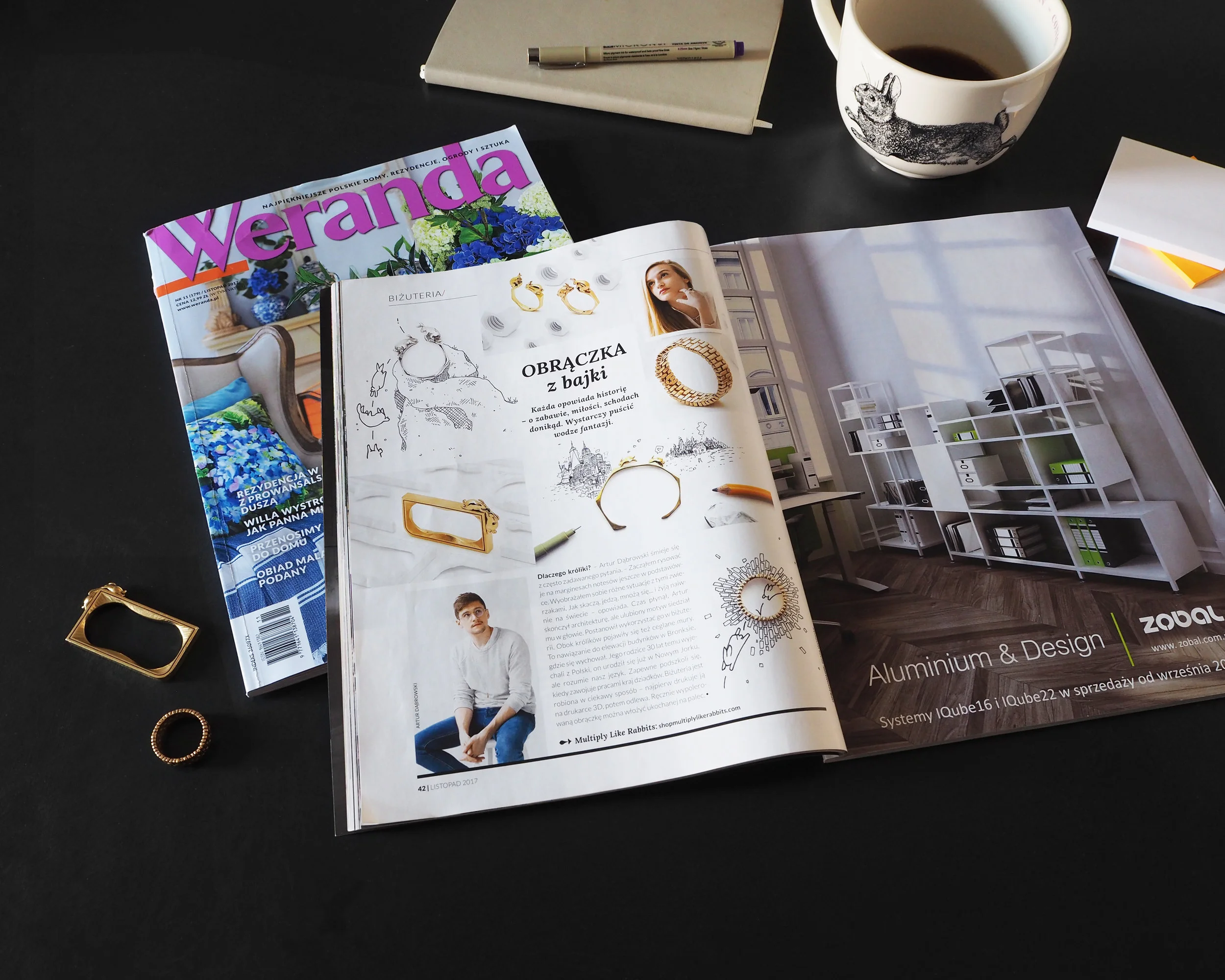 The November issue of Weranda magazine, an interior design magazine in Poland.