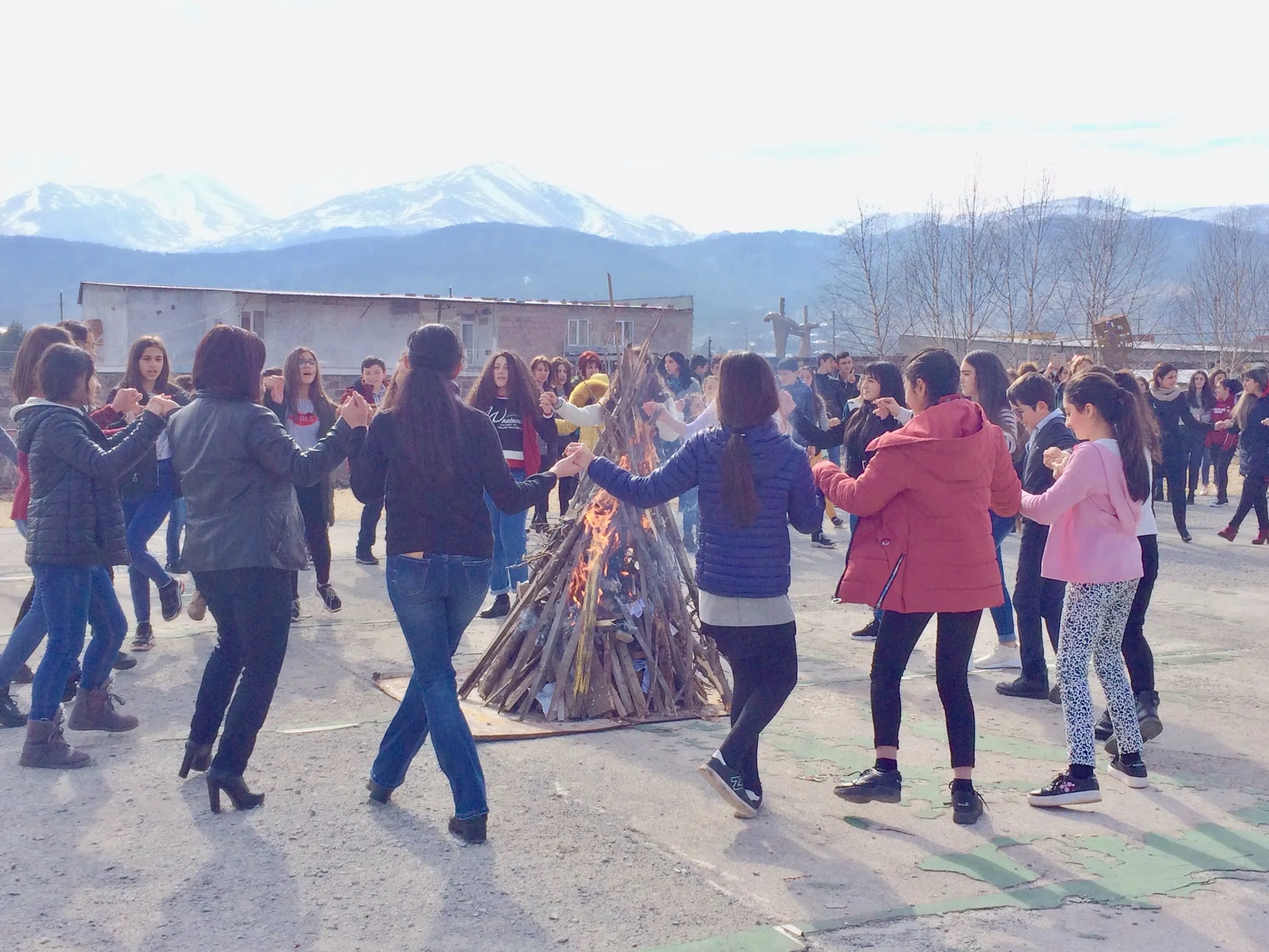 Dearnentarach at the Vahan Tekeyan School of Stepanavan 2019