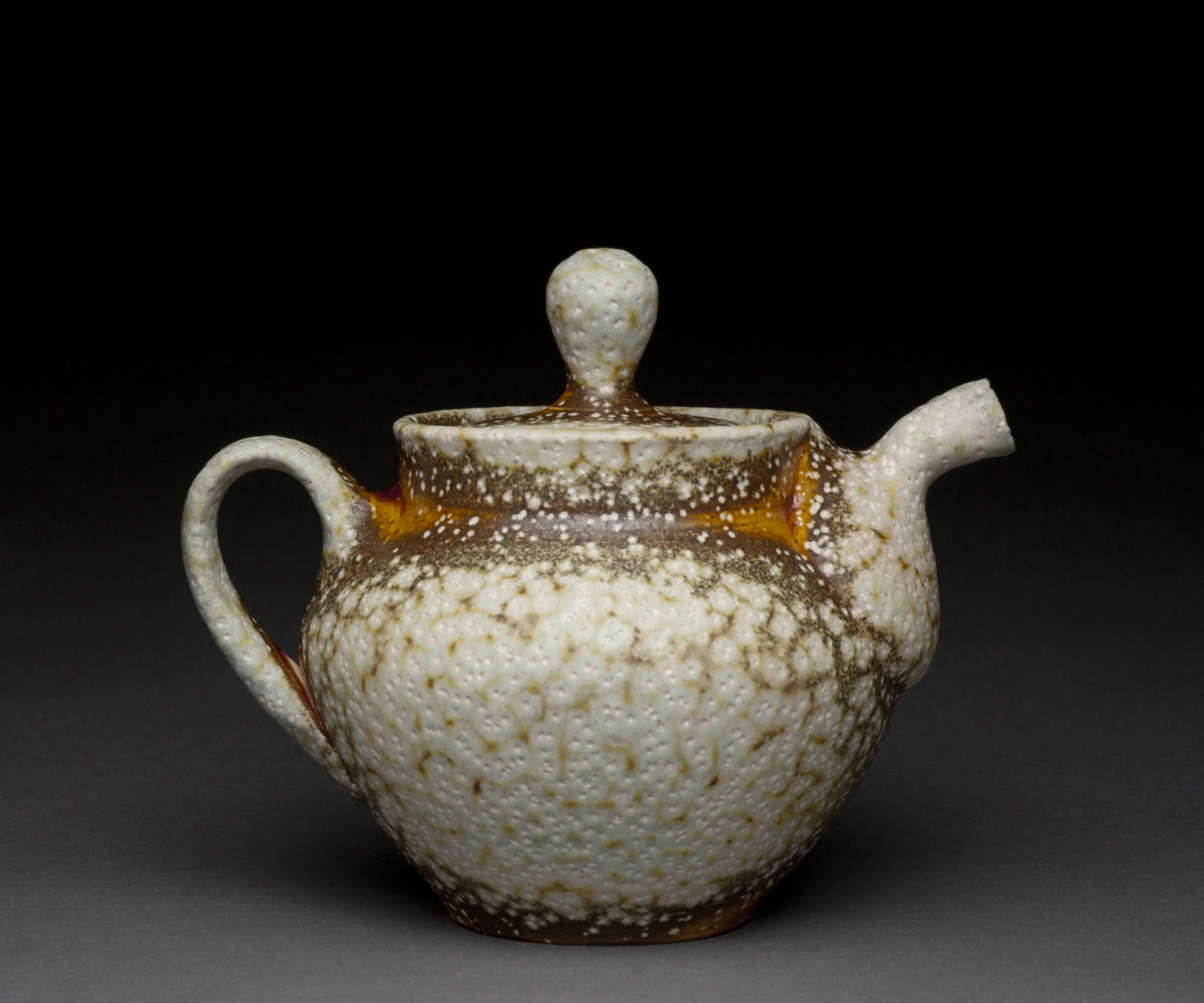 Teapot , soda fired stoneware, 2014