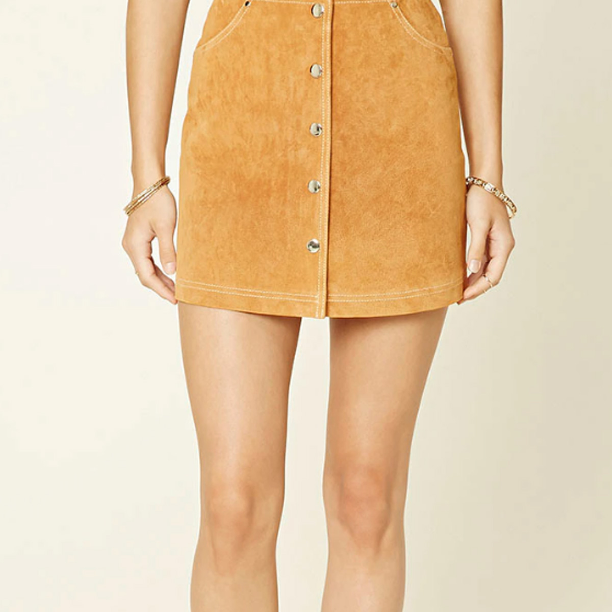 Forever 21 suede skirt