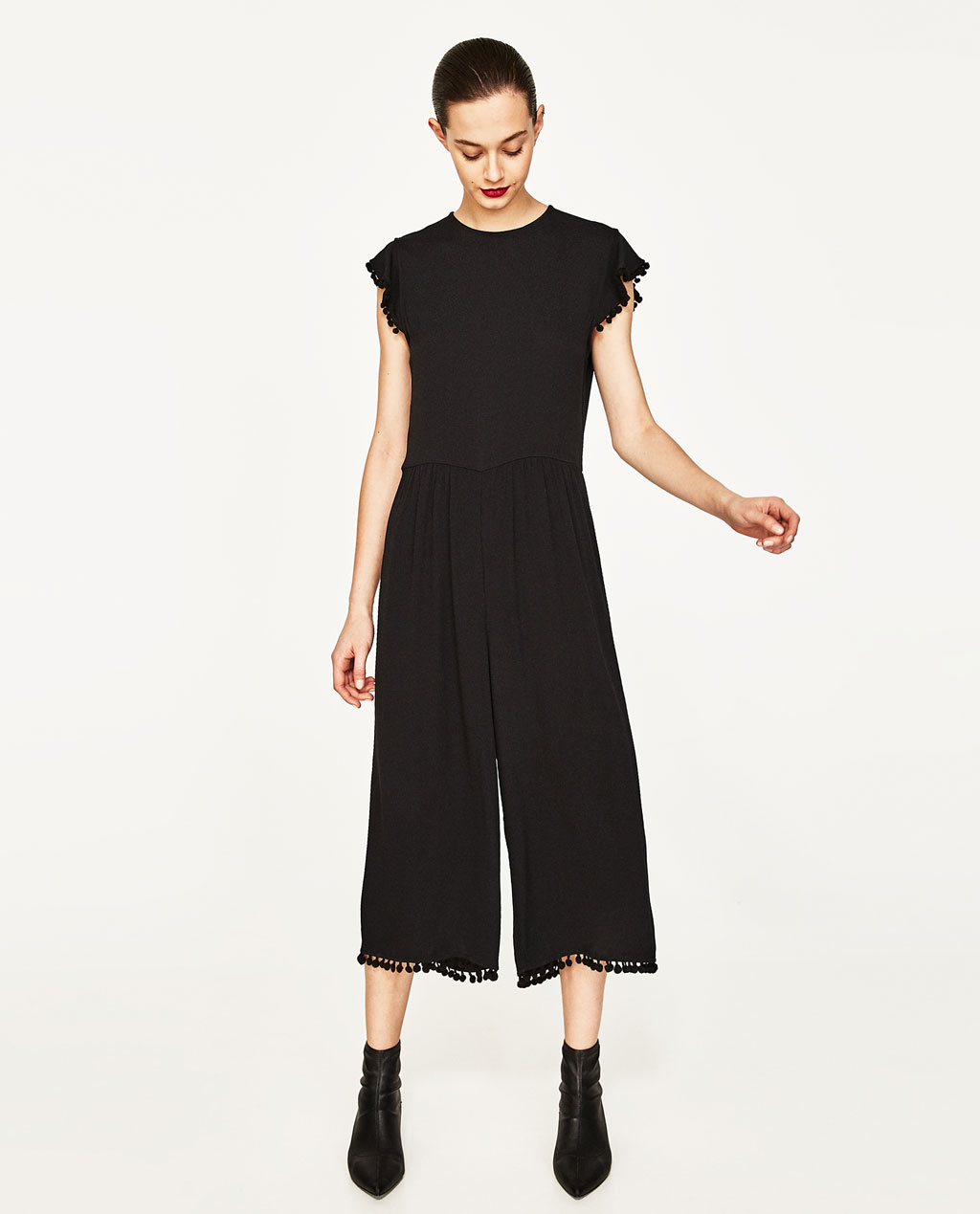 Zara Cropped Jumpsuit