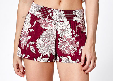 LA Hearts stretch mini shorts