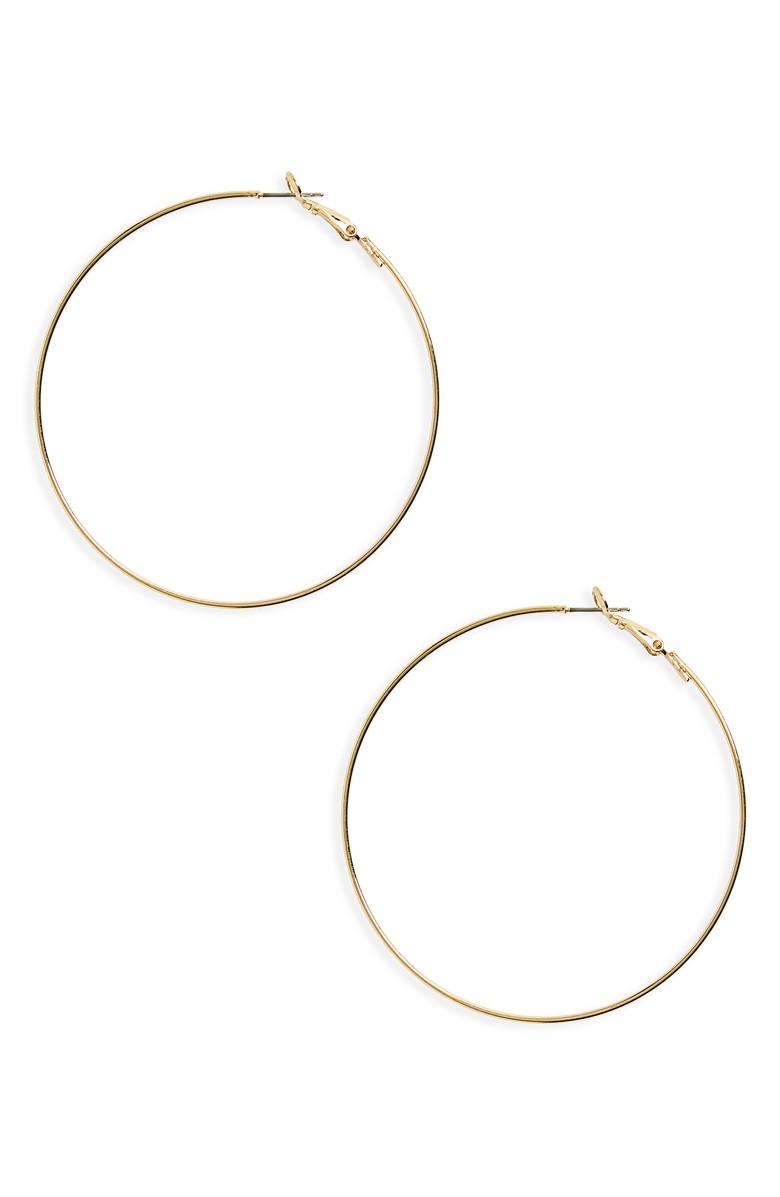 BP hoop earrings