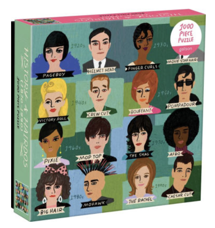 History of Hairdos 1000 Piece Puzzle