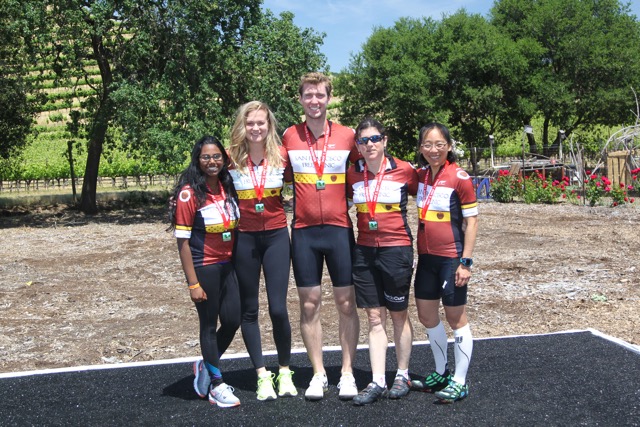 The Team Takes the Finish Line