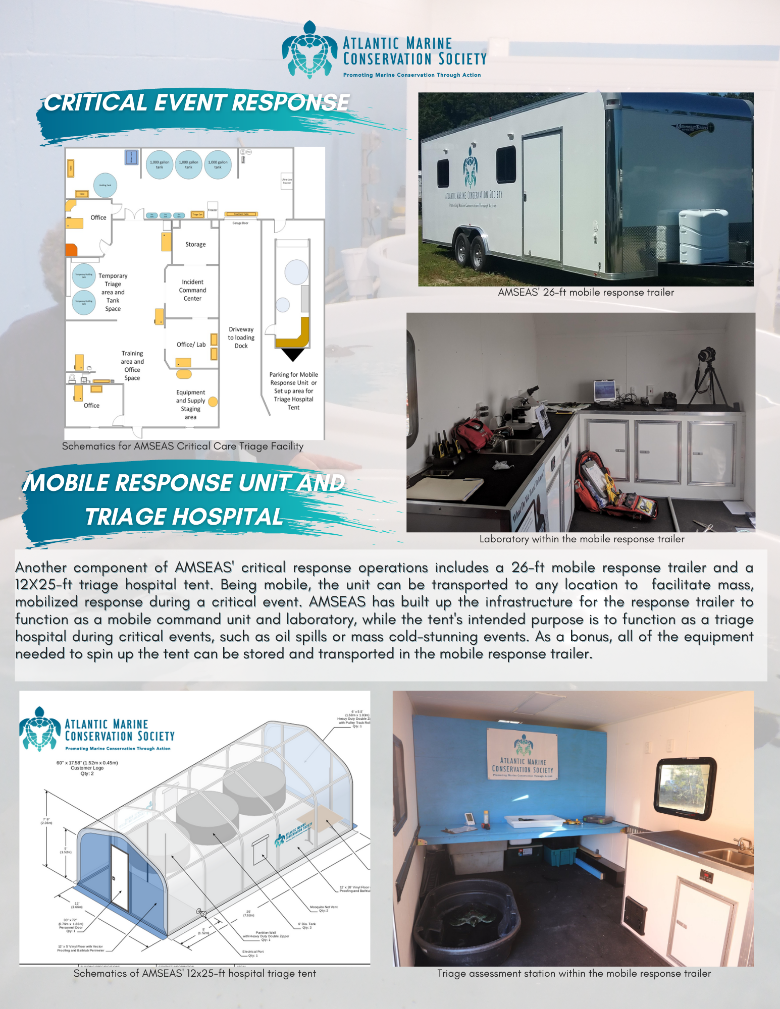 Critical Event Response — Atlantic Marine Conservation Society