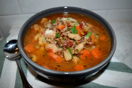 Healthy Farro Soup by F.I.G.