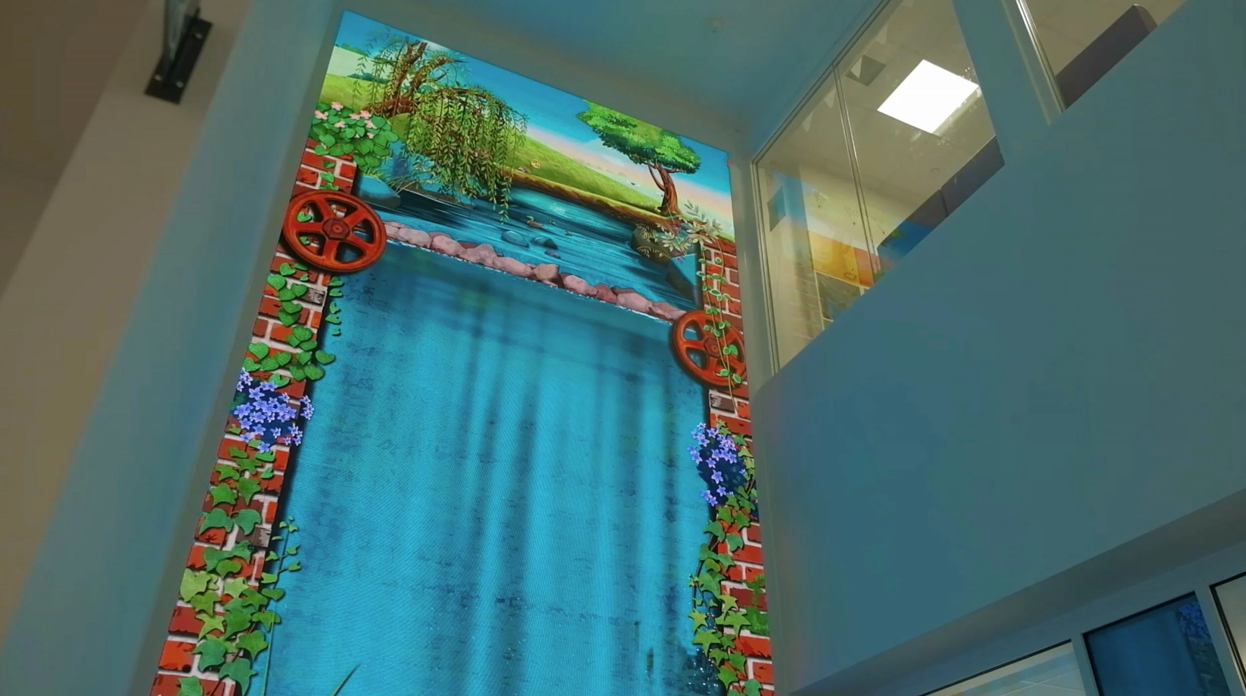 waterfall house — Lucentia Design designed artworks for healthcare and