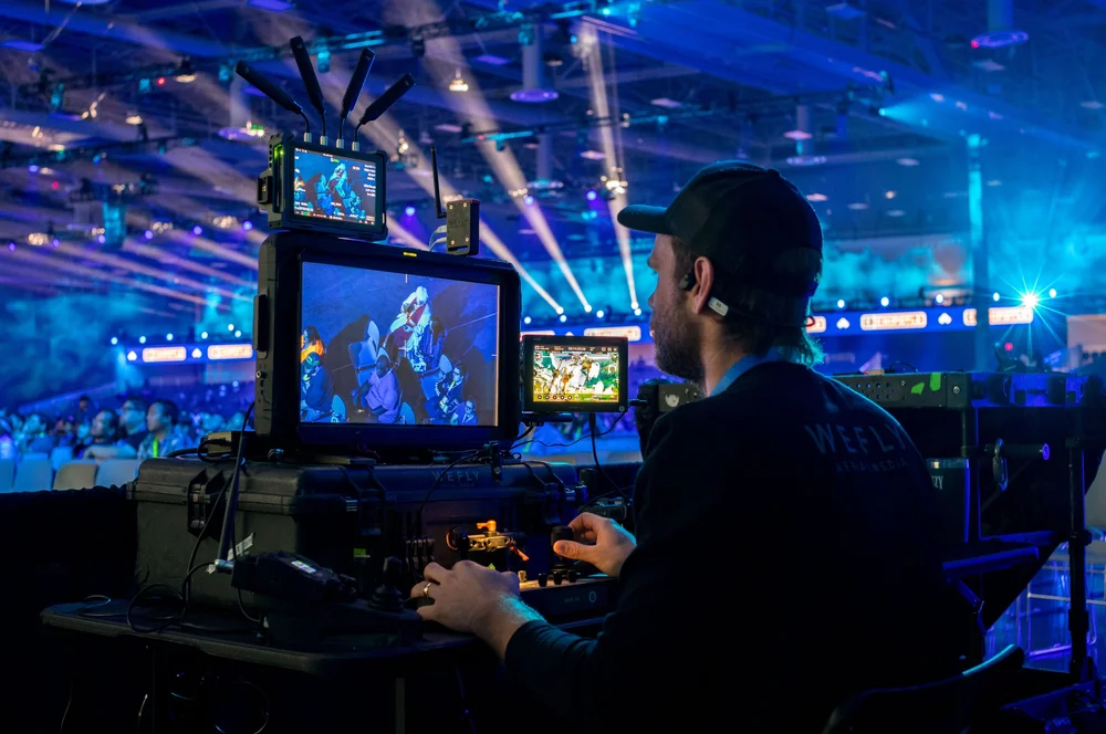 We Fly Aerial Media cable cam at live event production