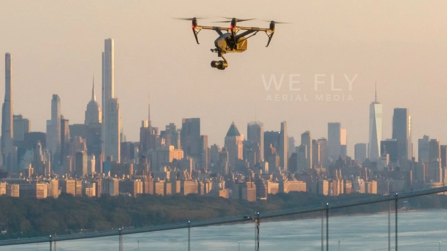 Drones in NYC for Film, TV + Broadcasts — We Fly Aerial Media