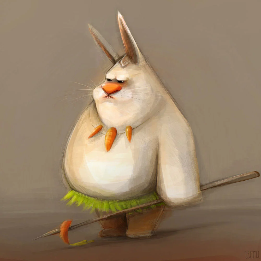 bunny warrior