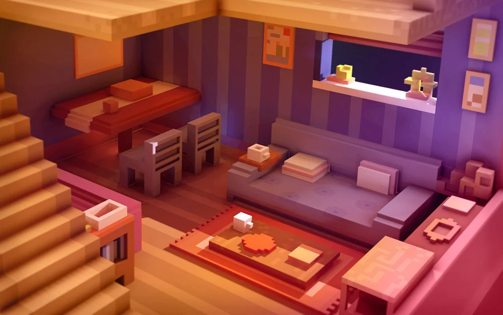 3d pixel / voxel art