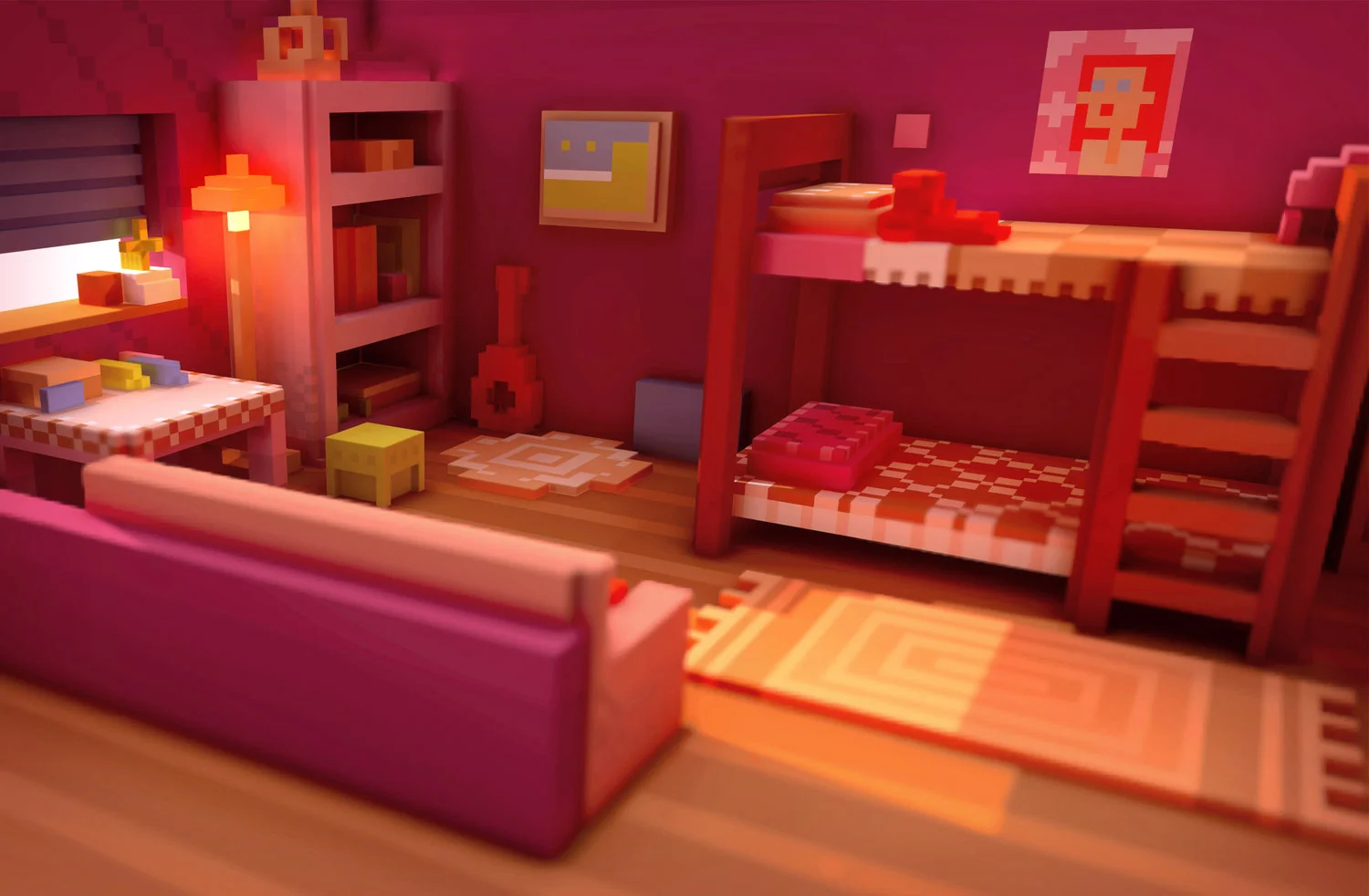 3d pixel / voxel art