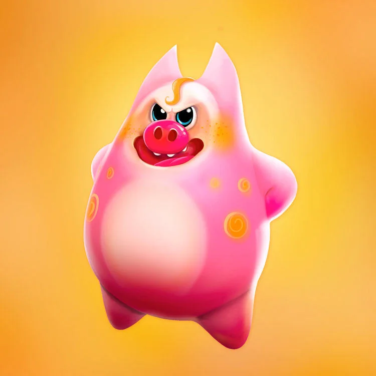 piggy character design