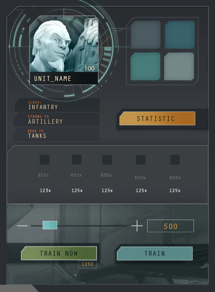 ui projects for empire:millenium wars / for goodgame studios