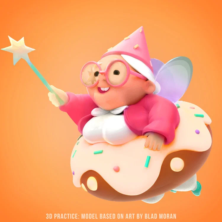 3d practice: model based on concept by blad moran