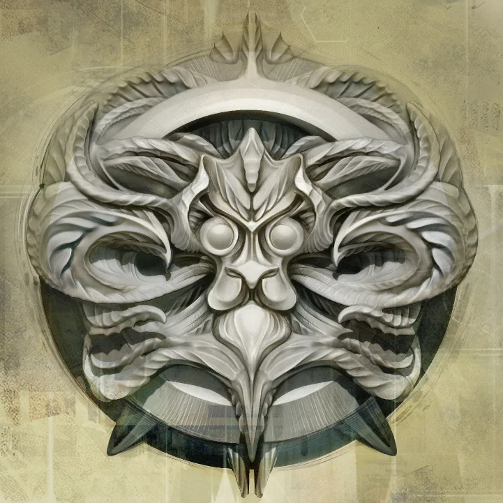 badge / zbrush + photoshop