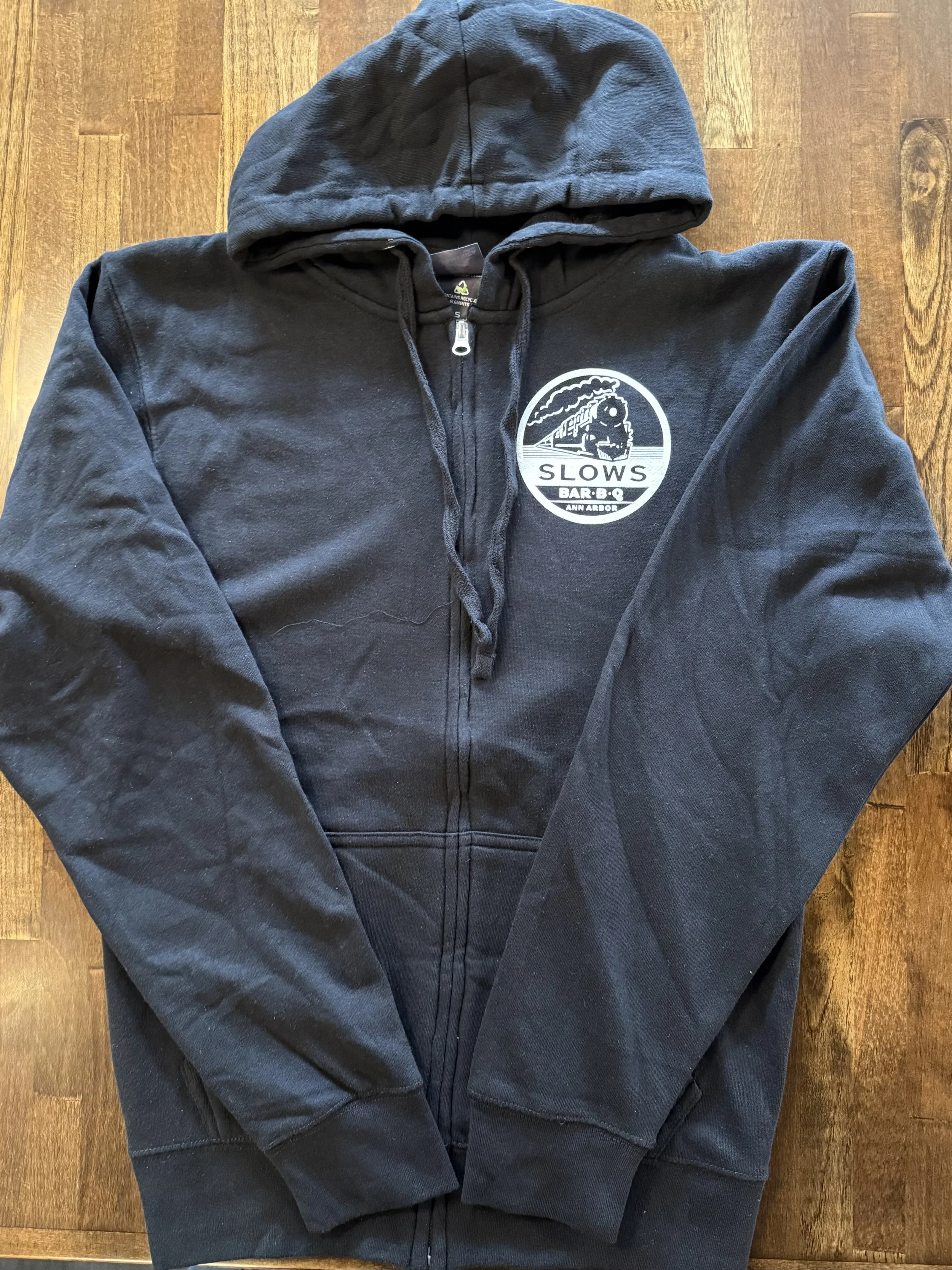 Ann Arbor Full-Zip Hoodie - Black & White