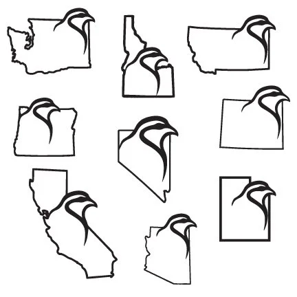 Chukar Chasers - State Decals